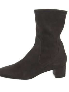 Stuart Weitzman Ernestine Sock Boot – Gray Suede – Size 8.5